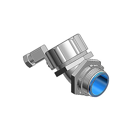 Abb 1 1/4" INSUL GRND LIQ TIGHT 45, DEG,  5345GR